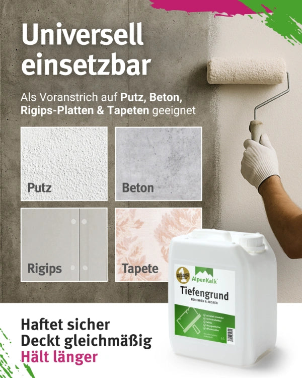 AlpenKalk Haft- u. Tiefengrund 2,5 L / ca. 25 m²