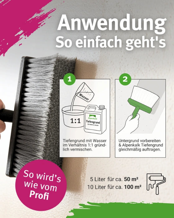 AlpenKalk Haft- u. Tiefengrund 5 L / ca. 50 m²