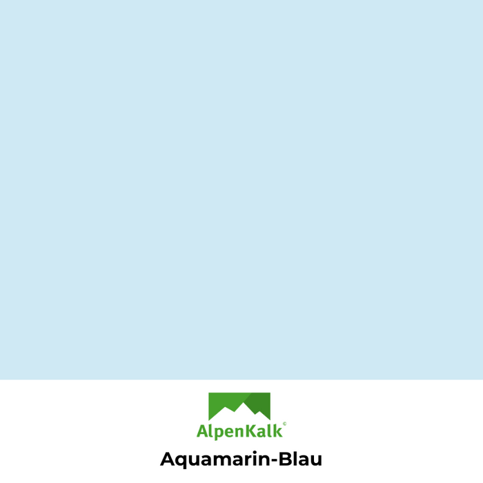 Kalkfarbe INNEN 21 kg Aquamarin-Blau (100 m²)