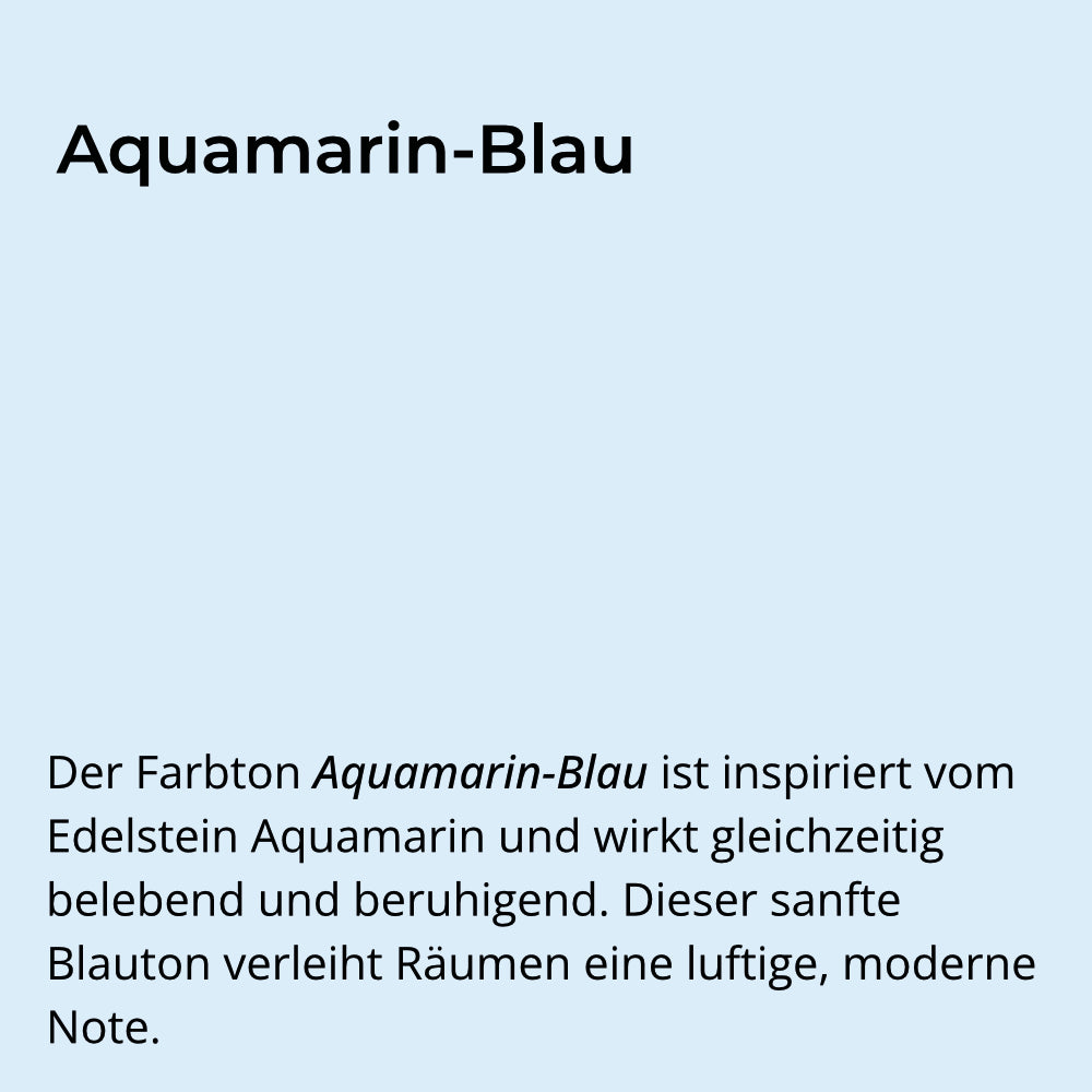 Aquamarin-Blau