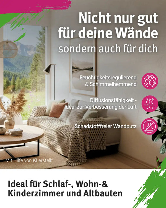 Rollputz fein (0,5 mm) jetzt 7 kg (5+2) / ca. 20 m²