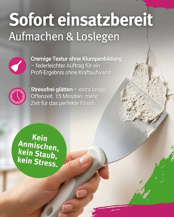 AlpenKalk Fertigspachtel jetzt 4 kg (3 + 1 kg)