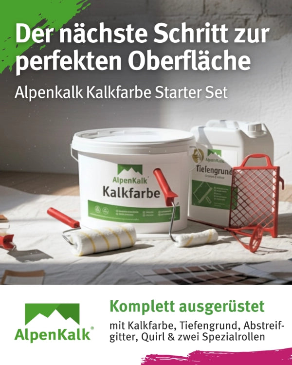 AlpenKalk Fertigspachtel jetzt 1,5 kg (1 + 0,5)