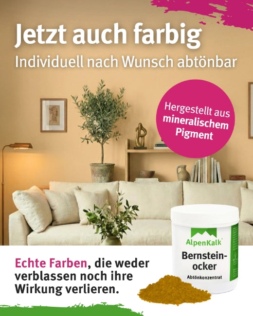 Badezimmer Farbe Bernstein-Ocker 6 kg  / ca. 20 m²