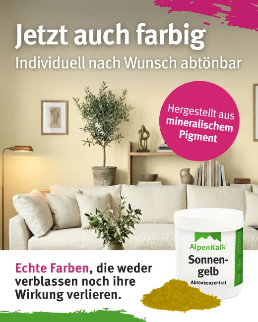 Badezimmer Farbe Sonnen-Gelb 14 kg  / ca. 55 m²