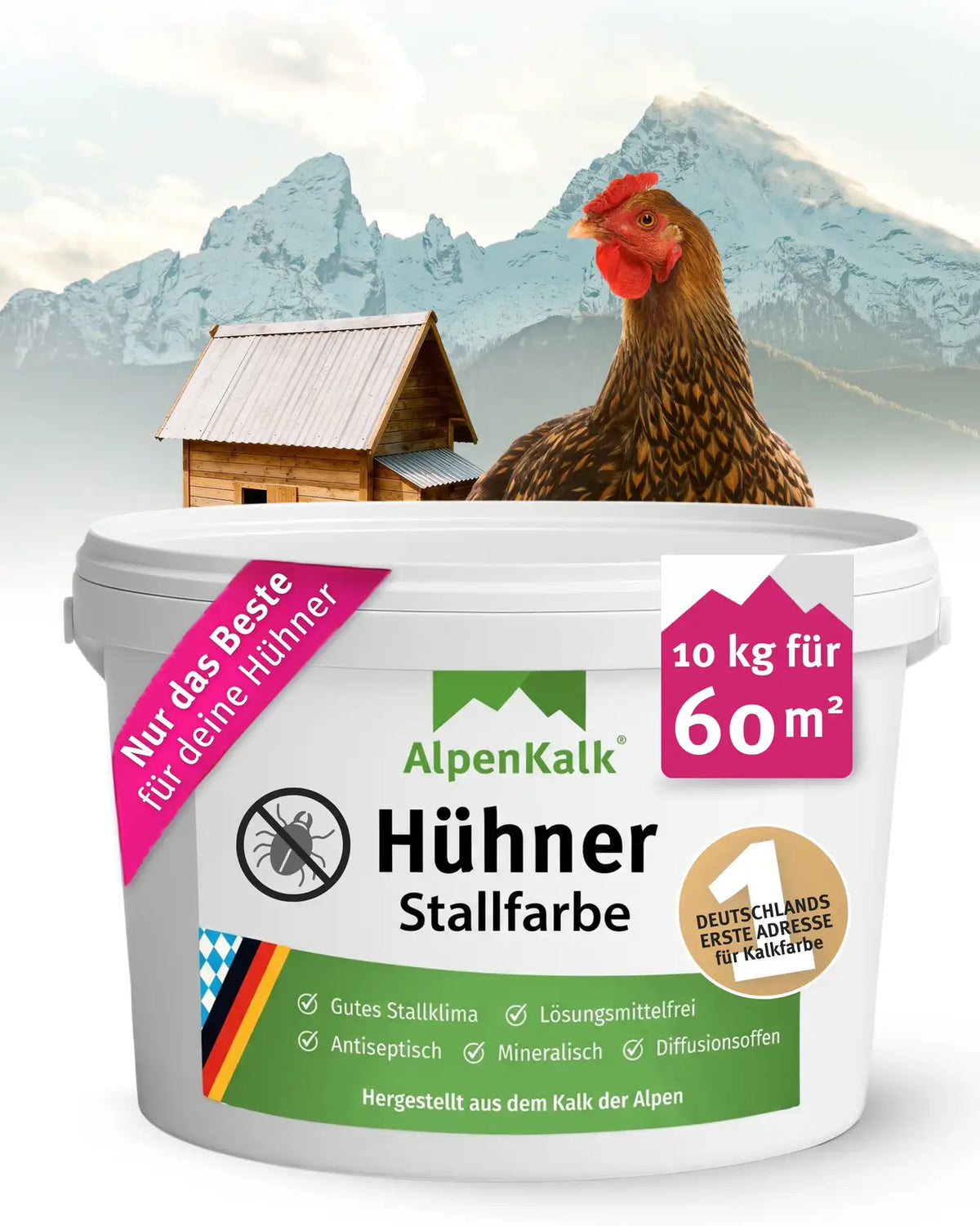 Hühnerstallfarbe