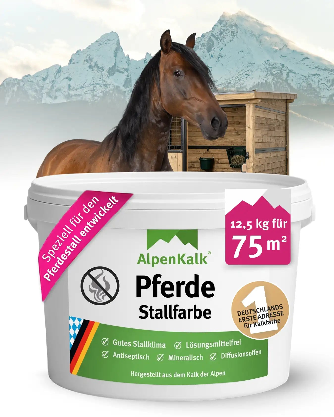 Pferdestallfarbe 12,5 kg
