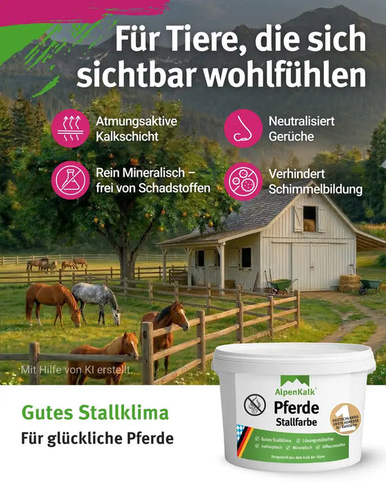 Pferdestallfarbe 12,5 kg