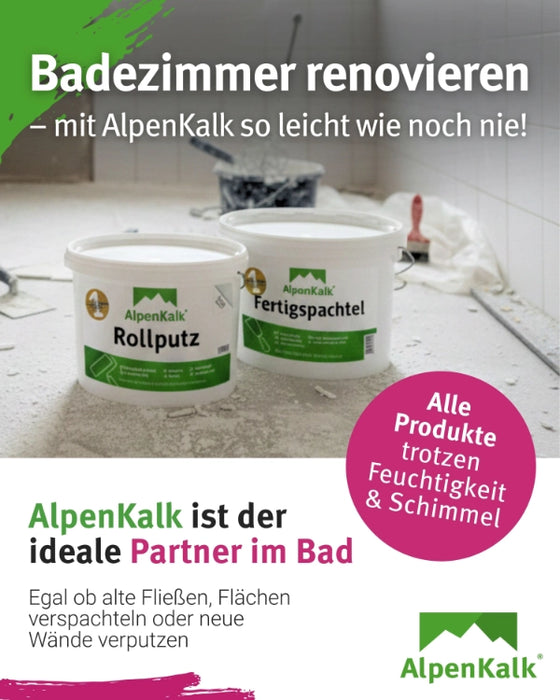 Badezimmer Farbe - Kalkfarbe 6 kg  / ca. 20 m²