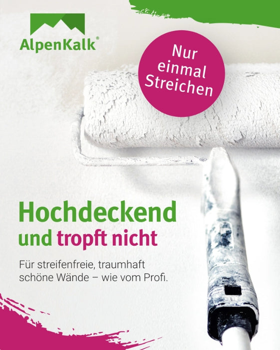 Badezimmer Farbe - Kalkfarbe 6 kg  / ca. 20 m²