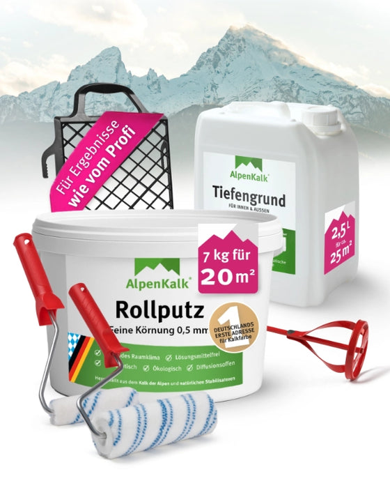 Rollputz FEIN 7 kg (ca. 20 m²) Starterpaket