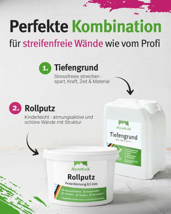 Rollputz FEIN 7 kg (ca. 20 m²) Starterpaket