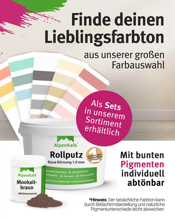 Rollputz RAU 24 kg Mookait-Braun