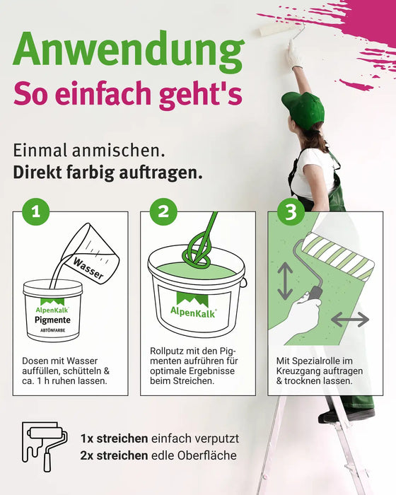 Rollputz RAU 24 kg Mookait-Braun