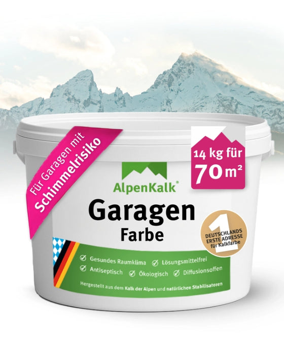 GaragenFarbe - Kalkfarbe 14 kg  / ca. 70 m²