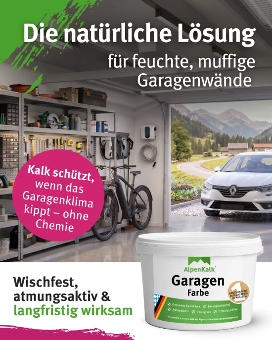 GaragenFarbe - Kalkfarbe 14 kg  / ca. 70 m²