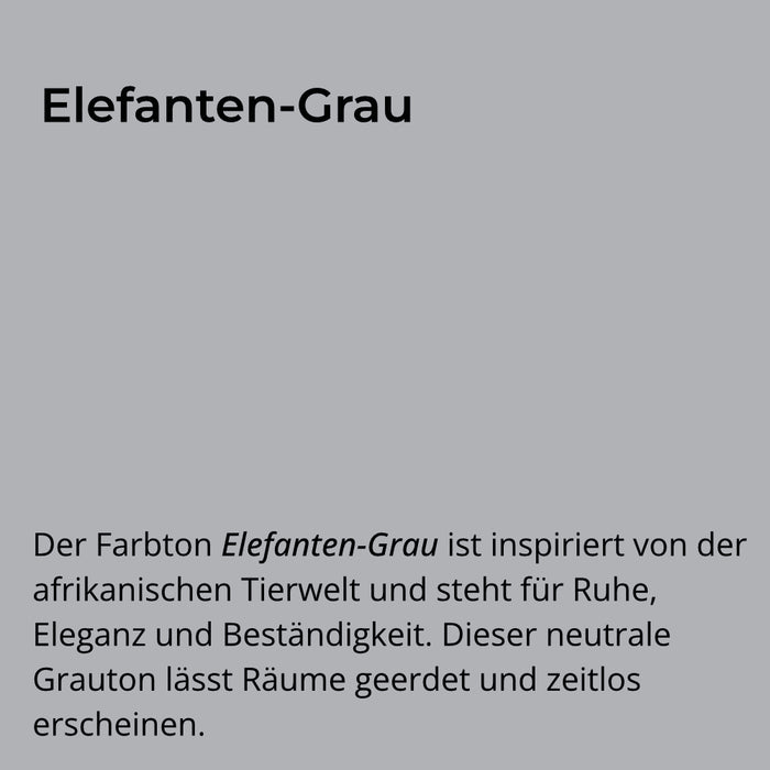 Kalkfarbe INNEN Elefanten-Grau 6 kg (30 m²)