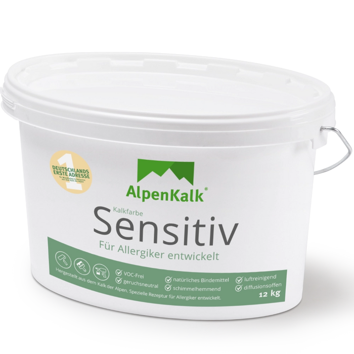 Sensitiv - Kalkfarbe für Allergiker  12 kg / ca. 65 m²