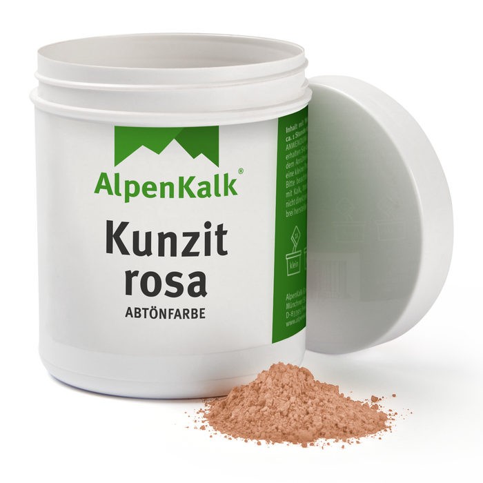 Alpenkalk Pigment Abtoenfarbe Kunzitrosa