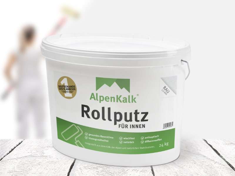 Alpenkalk Rollputz für Innen 24 kg