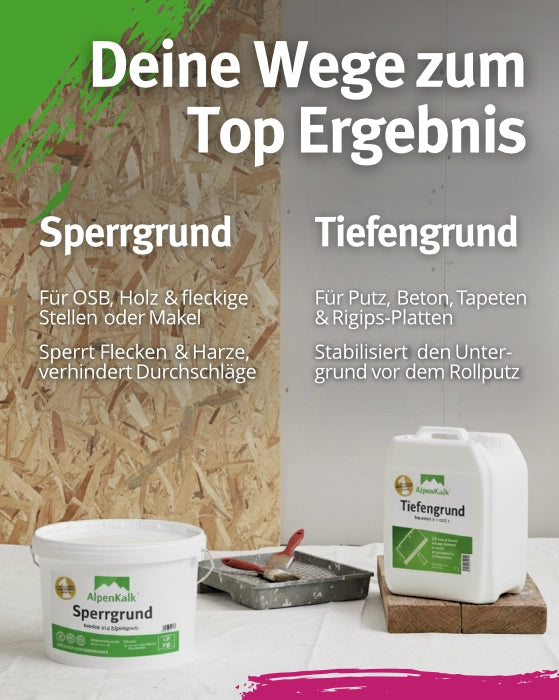 Rollputz FEIN 7 kg (ca. 20 m²) Starterpaket