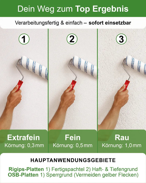 Rollputz fein (0,5 mm) jetzt 7 kg (5+2) / ca. 20 m²