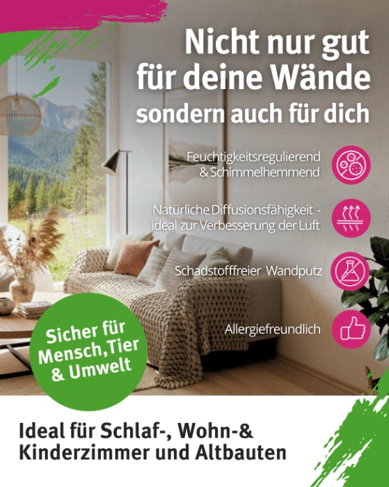 Rollputz rau (1,0 mm) jetzt 7 kg (5+2) / ca. 12 m²