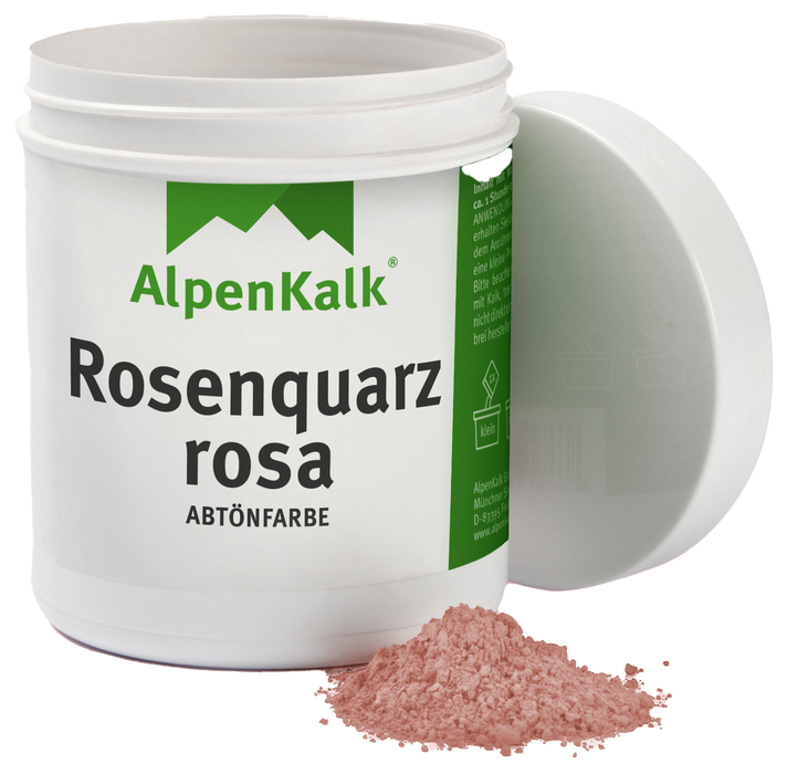 Alpenkalk Pigment Abtoenfarbe Rosenquarzrosa