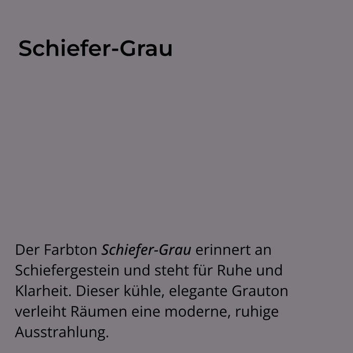 Kalkfarbe INNEN Schiefer-Grau 14 kg (65 m²)