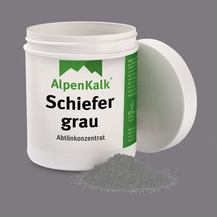 Kalkfarbe INNEN Schiefer-Grau 14 kg (65 m²)