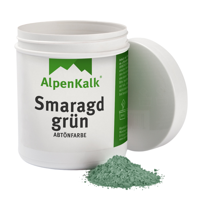 Alpenkalk Pigment Abtoenfarbe Smaragdgruen 