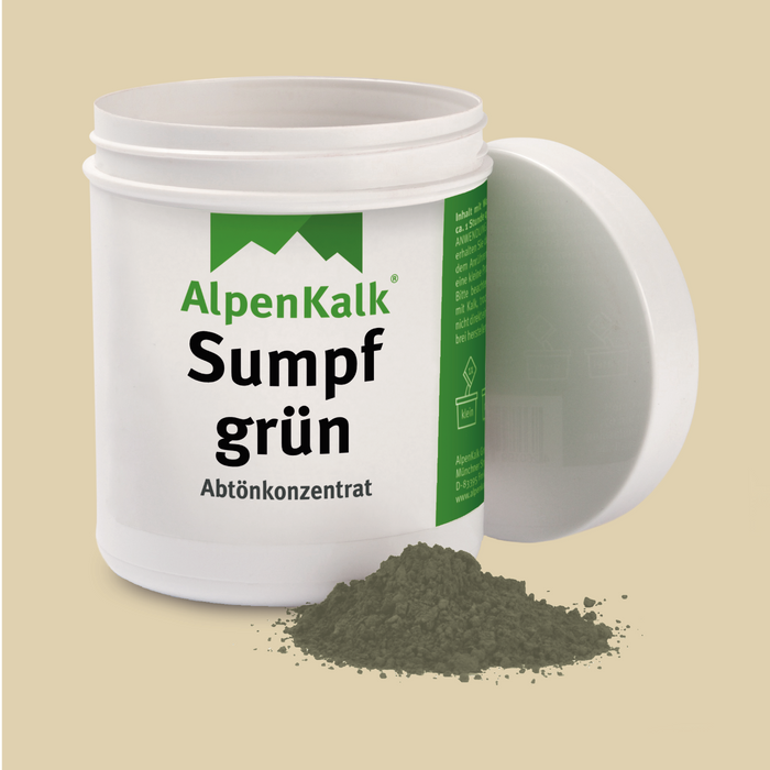 Kalkfarbe INNEN Sumpf-Grün 21 kg (100 m²)