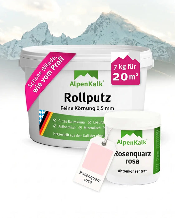 Rollputz FEIN 7 kg Rosenquarz-Rosa